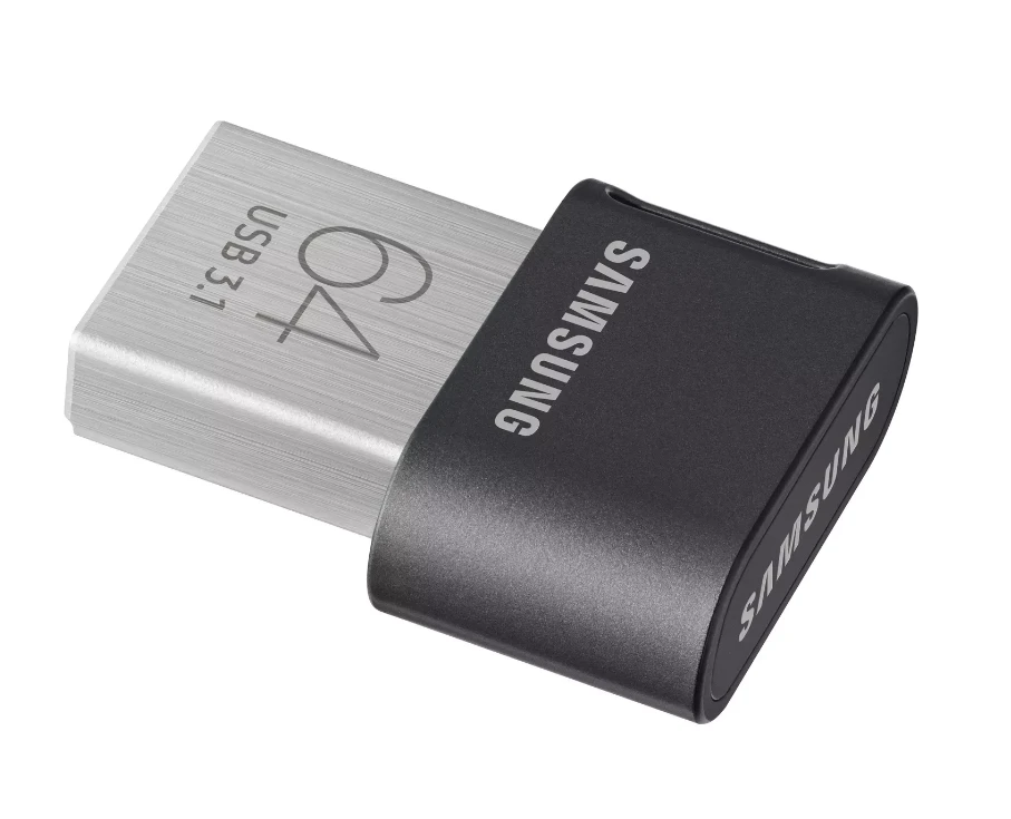 USB laikmena Samsung FIT Plus, 64 GB, Juodos spalvos