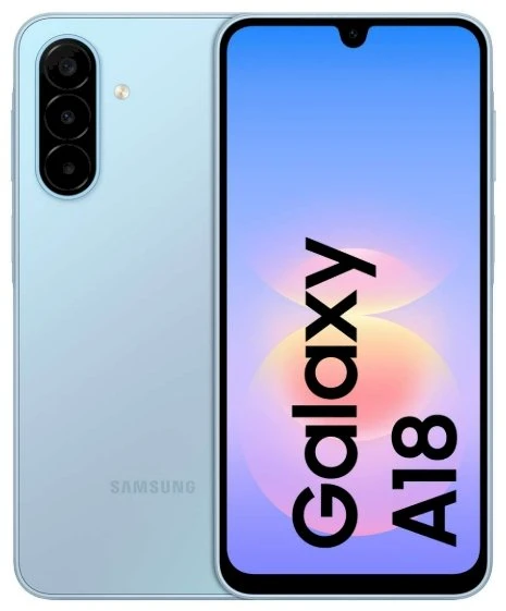 Išmanusis telefonas Samsung Galaxy A18 4G A185 Dual Sim 4GB RAM 128GB Light Mėlyna