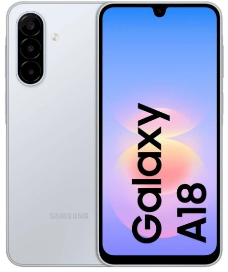Išmanusis telefonas Samsung Galaxy A18 4G A185 Dual Sim 4GB RAM 128GB Sidabrinis