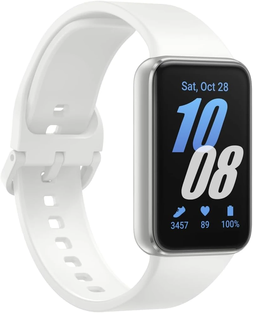 Išmanusis laikrodis Samsung Galaxy Fit3 SM-R390NZAAE sidabro