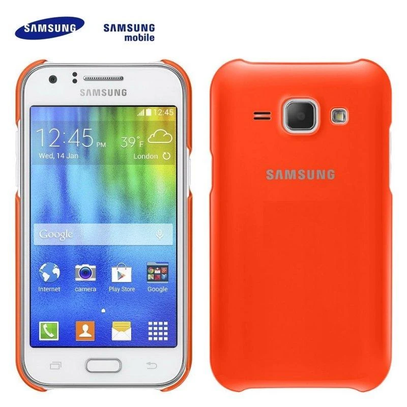 Samsung Galaxy J1 apsauginis dėklas (Oranžinis)