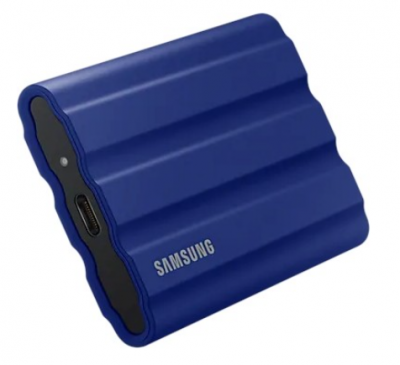 Išorinis kietasis diskas SSD SAMSUNG T7/1TB/USB 3.2/Rašymo greitis 1000 MB/sek/Skaitymo greitis 1050 MB/sek/MU-PE1T0R/EU