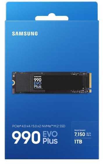 Samsung MZ-V9S1T0BW 990 EVO Plus M.2 SSD diskas 1TB