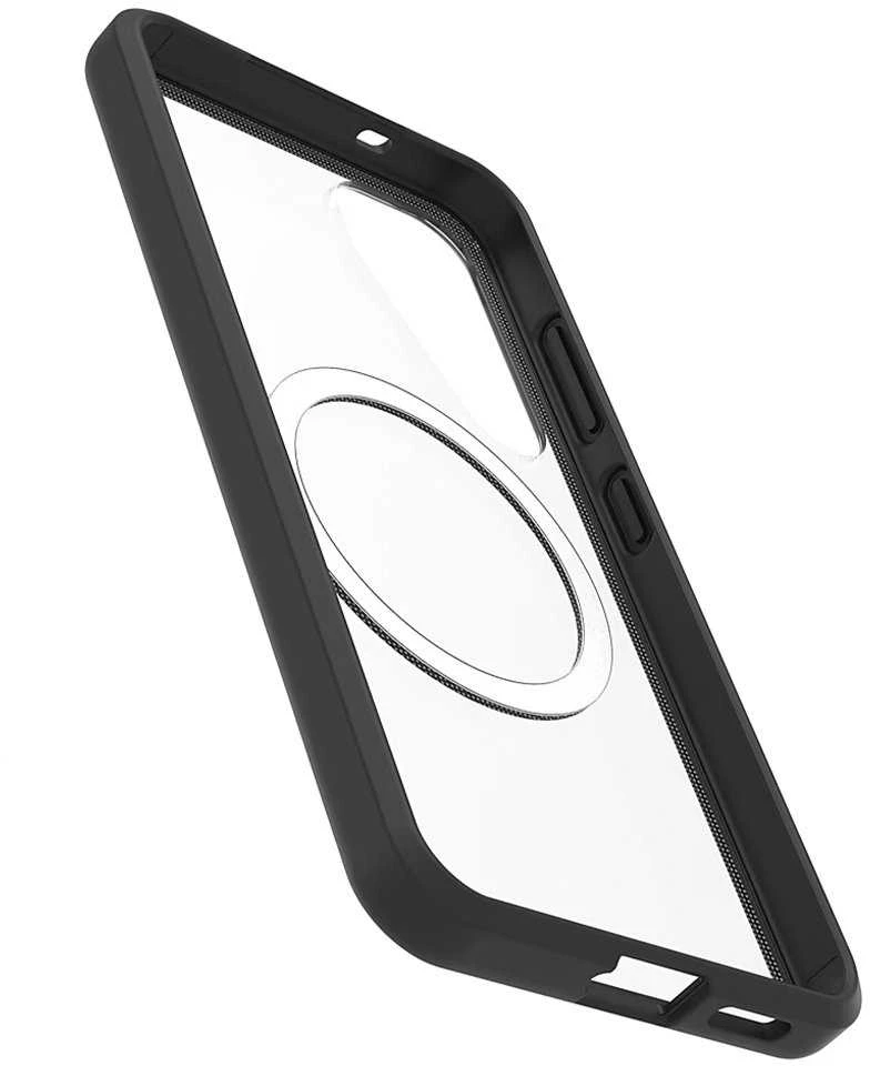 112803 Samsung Otterbox React Magnet Galaxy S25 dėklas telefonui juodos spalvos