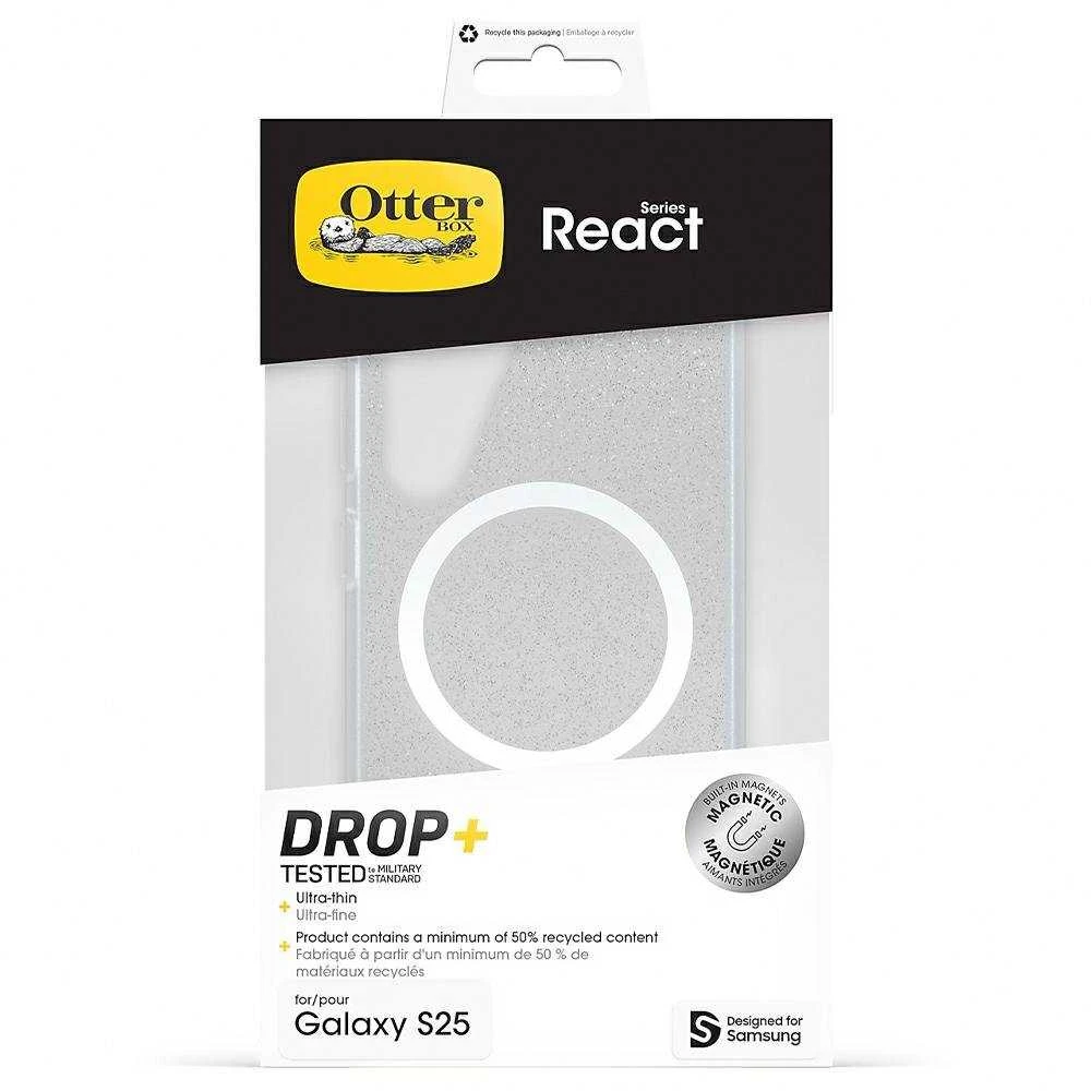 112803 Dėklas Samsung Otterbox React Magnet Galaxy S25 stardust