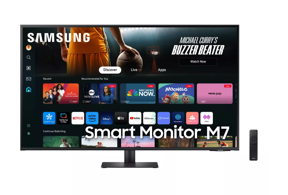 Monitorius Samsung | LS43DM702UUXDU | 43 " | VA | 4K | 16:9 | 60 Hz | 4 ms | 3840 x 2160 pikselių | 300 cd/m² | HDMI jungtys quantity 2 | Juodas