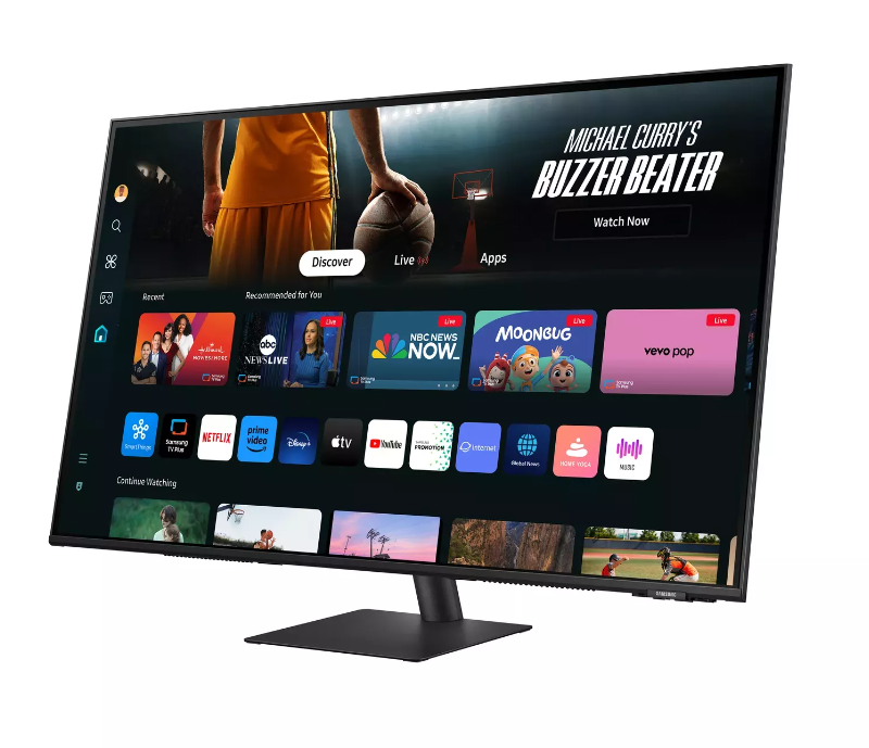 Monitorius Samsung | LS43DM702UUXDU | 43 " | VA | 4K | 16:9 | 60 Hz | 4 ms | 3840 x 2160 pikselių | 300 cd/m² | HDMI jungtys quantity 2 | Juodas