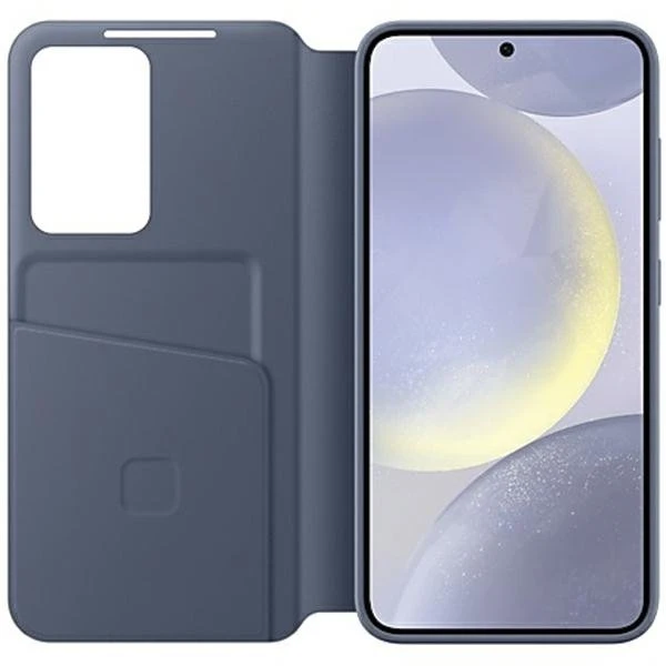 „Samsung Galaxy S24 Smart View“ piniginės dėklas, violetinis