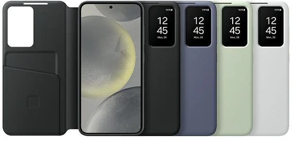 „Samsung Galaxy S24 Smart View“ piniginės dėklas, violetinis