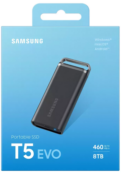 Išorinis kietasis diskas Samsung MU-PH8T0S/EU Portable SSD 8TB