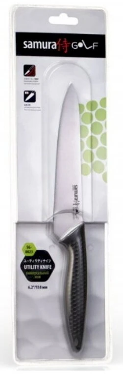 Samura Golf universalus virtuvės peilis 158 mm iš AUS 8 japoniško plieno 58 HRC