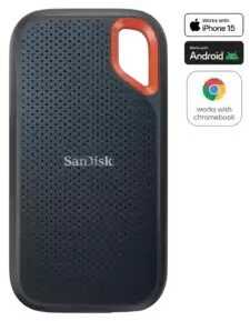 Išorinis kietasis diskas SanDisk Extreme Portable 500 GB, SDSSDE61-500G-G25, Juodas