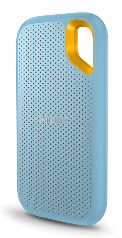 Išorinis kietasis diskas SanDisk Extreme Portable SSD 4 TB, SDSSDE61-4T00-G25B, Šviesiai mėlynas