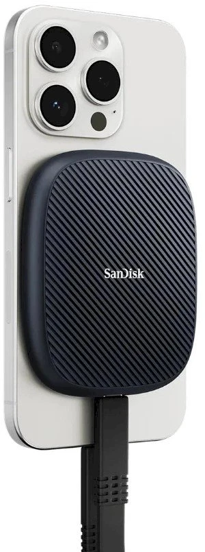 Kietasis diskas SANDISK PHONE SSD EXTERNAL SSD - AMBER USB 1TB EXTERNAL DRIVES