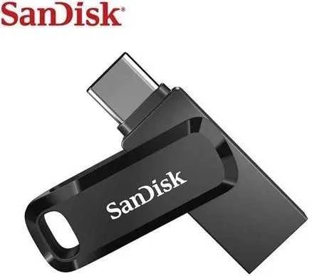 USB laikmena Sandisk Ultra Dual Drive Go 1 TB, juodos spalvos