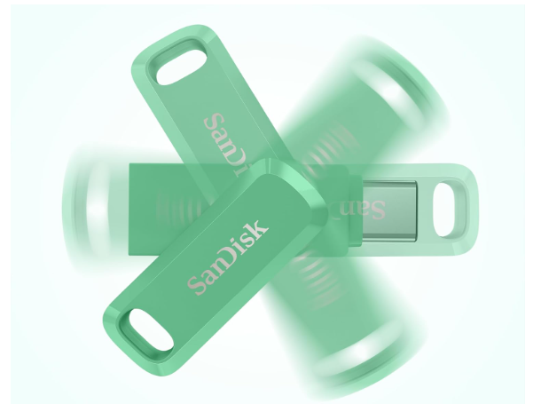 „SanDisk Ultra Dual Drive Go USB Type-C“, „Absinthe Žalias“, pasaulinis, EAN: 619659213367