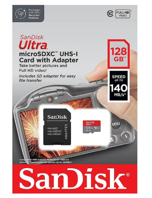 Western Digital Atminties Kortelė - SanDisk Ultra 128 GB SDXC UHS-I