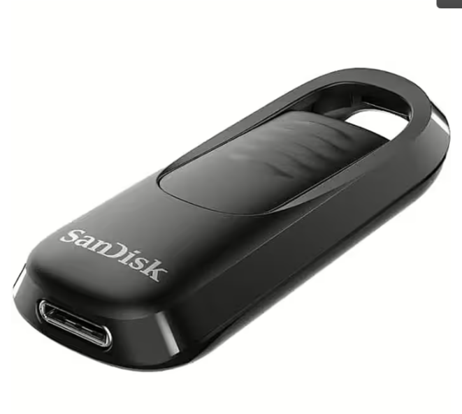 SanDisk Phone Drive USB Type-C/USB Type-A įrenginiai, 100MB/s, 256GB - Juodas Color, EAN: 619659206253