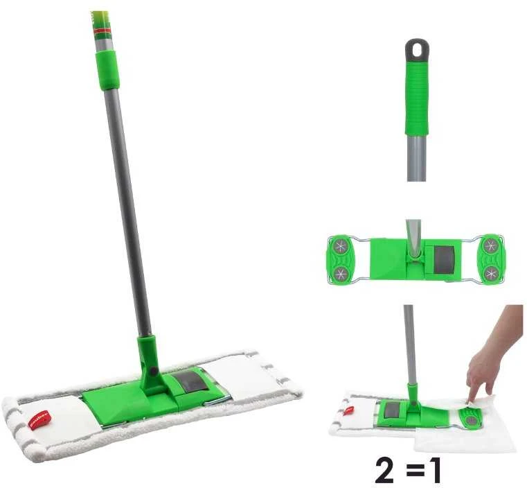 Grindų šepetys su dangalu iš mikropluošto Sauber 40cm