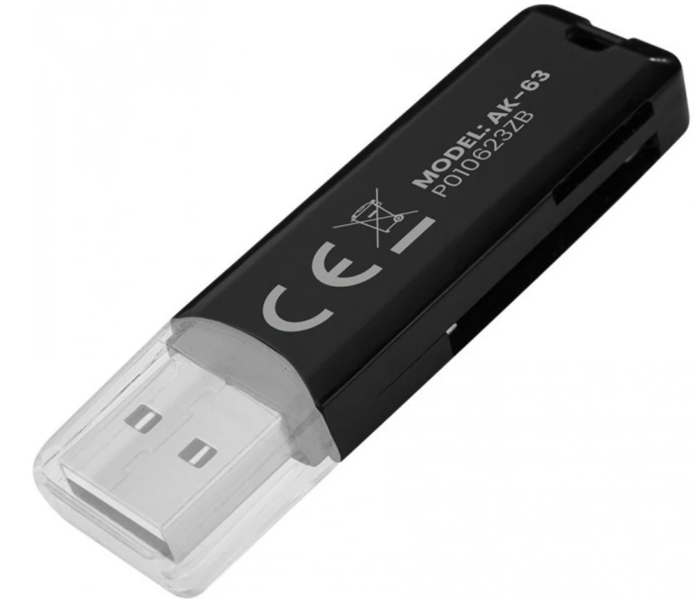 Savio Skaitytuvas kart SD, USB 2.0, 480 Mbps, AK-63