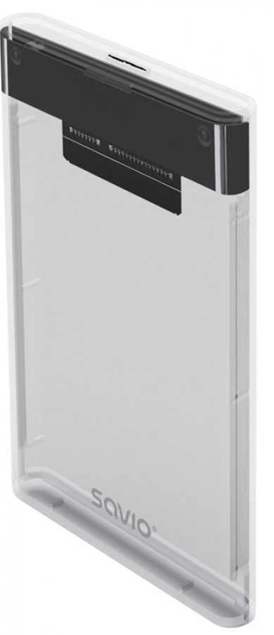 Išorinis Korpusas - Savio 2.5" USB 3.0 SSD Skaidrus