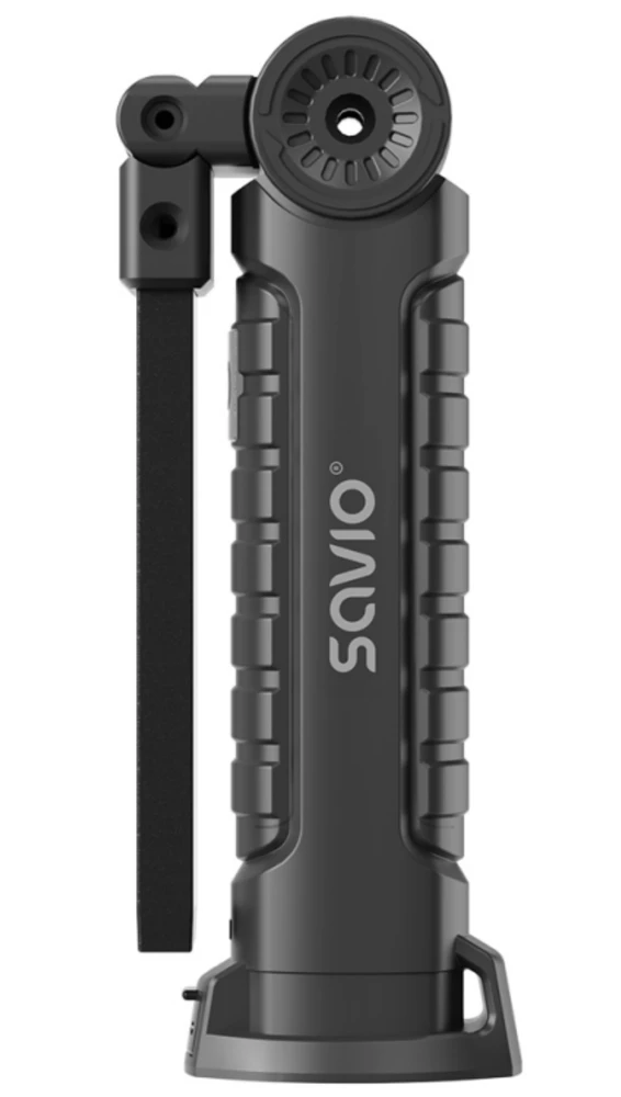 LED Lempa - Savio FL-03 COB Įkraunama, USB-C, 150 lm, Sukamoji Galvutė, Magnetas