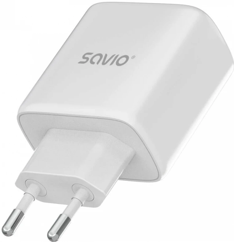 SAVIO LA-06 baltas tinklo įkroviklis