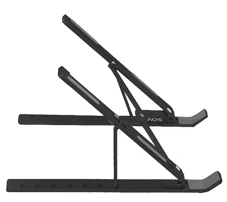 SAVIO PB-05 Office stand for laptop and tablet, juodas, aliuminio