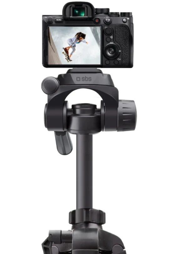 Statyw SBS Mobile TETRIPODPROALLUM, 3 leg(s), Juodas, 137 cm, 6kg