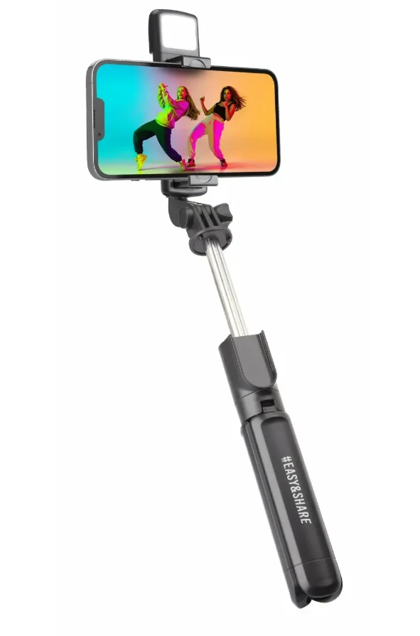 Asmenukių lazda SBS Mobile SBS belaidis trikojis su LED, juoda