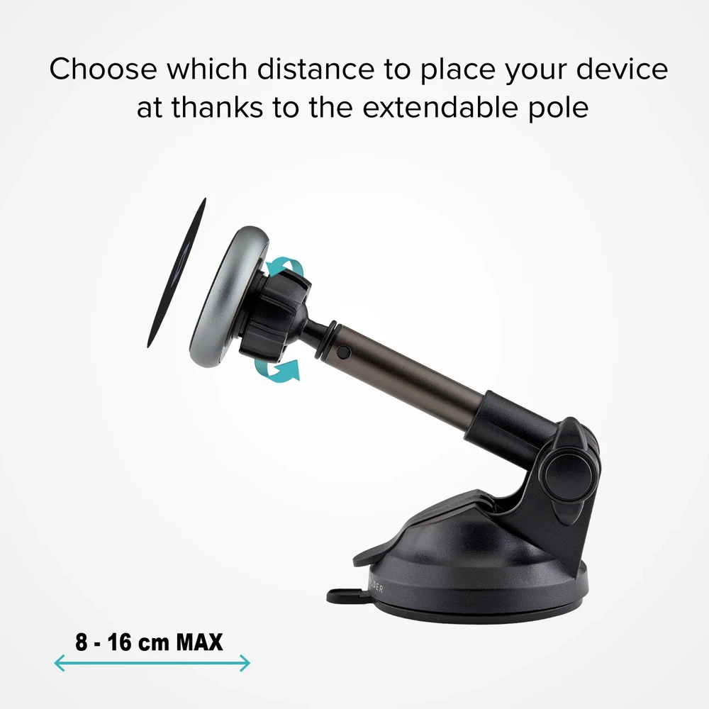SBS TESUPMAGEXT Telescopic Išmanusis telefonas Holder Compatible with MagSafe – juodos spalvos