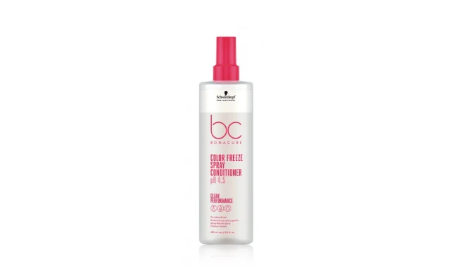 Purškiamas plaukų kondicionierius Schwarzkopf Bonacure Color Freeze Purškiklis Conditioner pH 4.5 200 ml