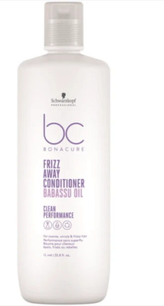 Plaukų kondicionierius Schwarzkopf Professional Bonacure Frizz Away kondicionierius su Babassu aliejumi 1000ml