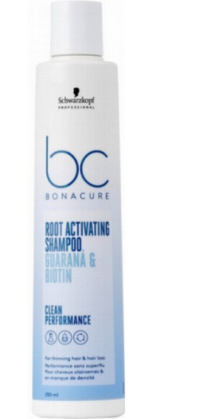 Schwarzkopf Professional BC Bonacure Root Activating Šampūnas šaknis aktyvinantis šampūnas silpniems ir slenkantiems plaukams, 250 ml