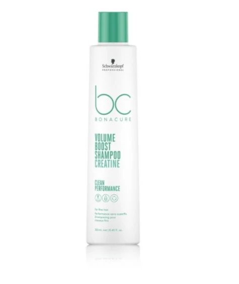 Šampūnas didinantis plaukų apimtį Schwarzkopf Bonacure Volume Boost Šampūnas Creatine 250ml