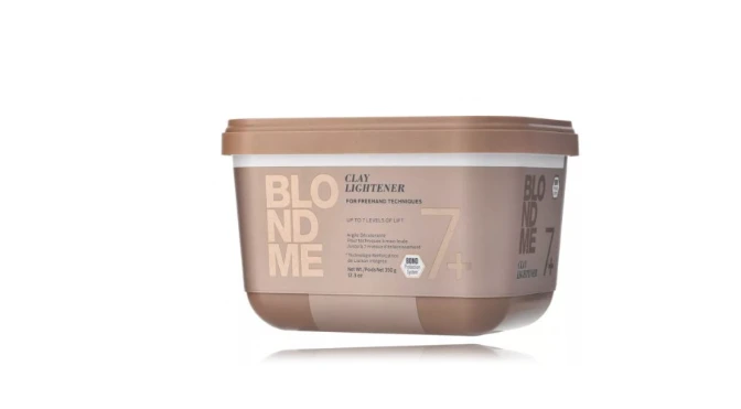 „Schwarzkopf Professional BLONDME Bond Forcing“ („Premium Clay Light ener“) 350 g