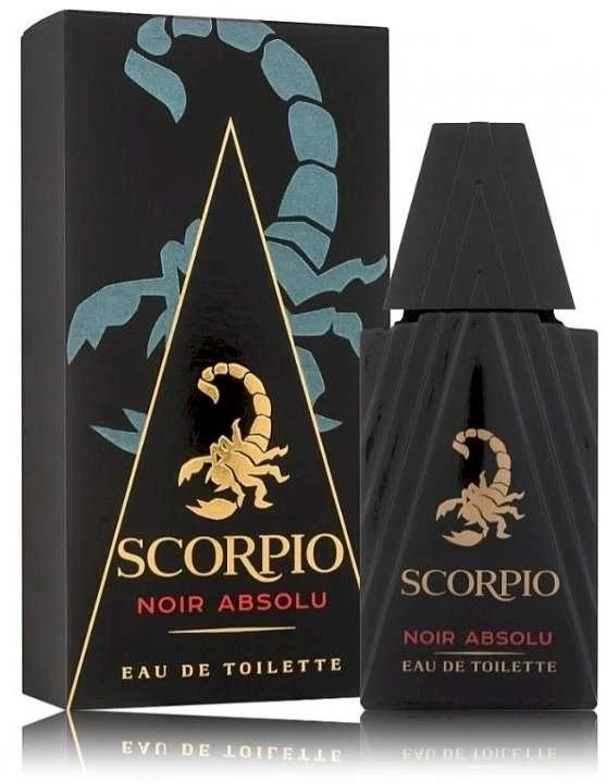 Scorpio Noir Absolu EDT rinkinys vyrams (EDT 75 ml + Dušo želė 250 ml + Dezodorantas 150 ml)