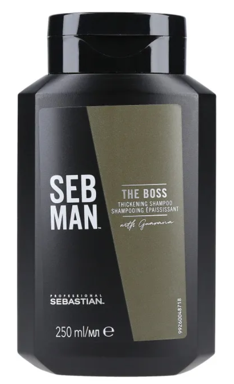 Plaukus tankinantis šampūnas Sebastian Professional SEB MAN The Boss Thickening Šampūnas 250ml