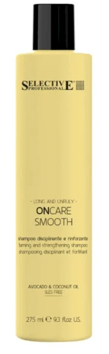 Selective Professional ON CARE SMOOTH plauko kutikulę lyginantis šampūnas, 275 ml