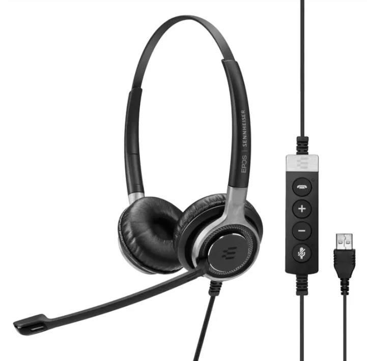 EPOS Sennheiser Ausinės Impact SC 638 mono juodas sidabrinis (1000580)