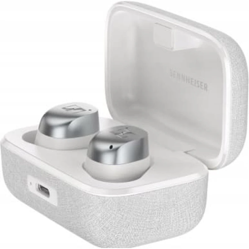Sennheiser Momentum 4 TWS ausinės, Sidabrinės spalvos