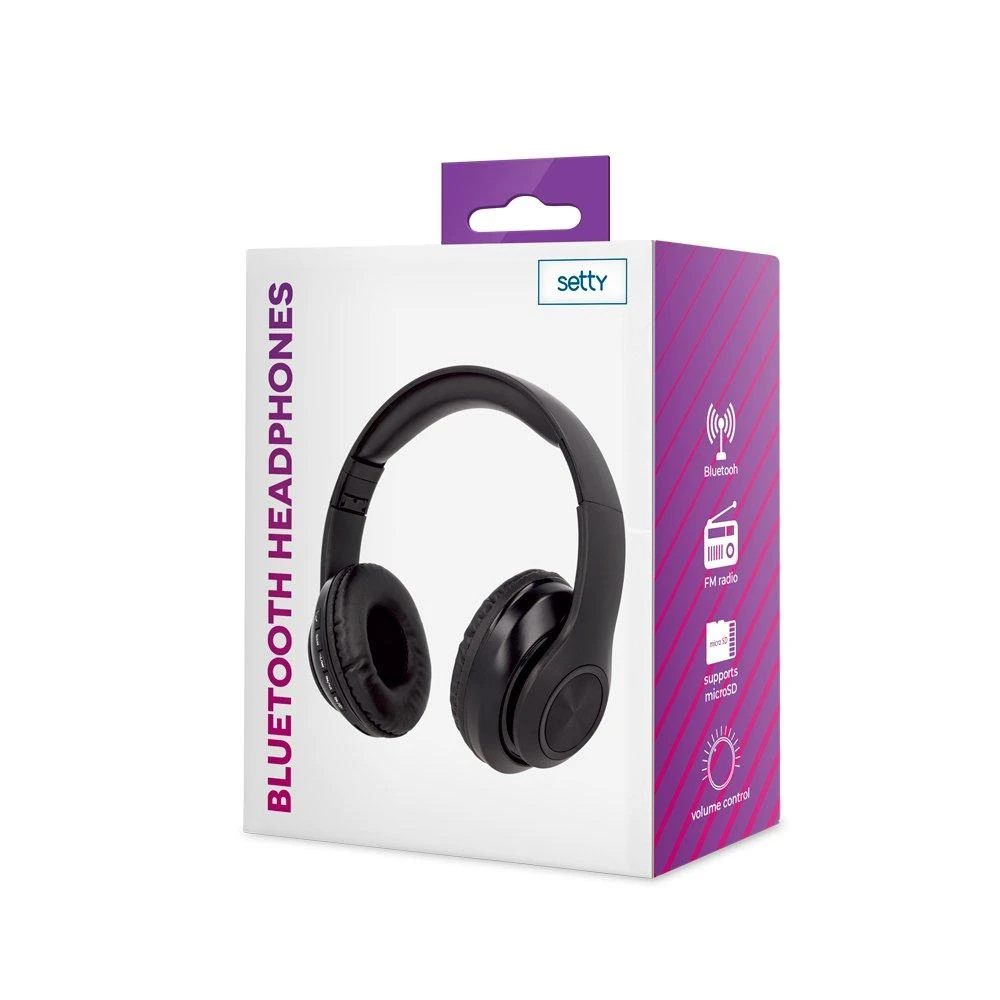 TelForceone "Setty" "Bluetooth" ausinės su radiju juodos spalvos