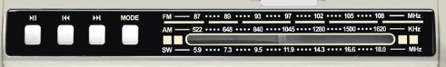 „Bluetooth“ garso kalba su radijo imtuvu „Setty MD-500BT“