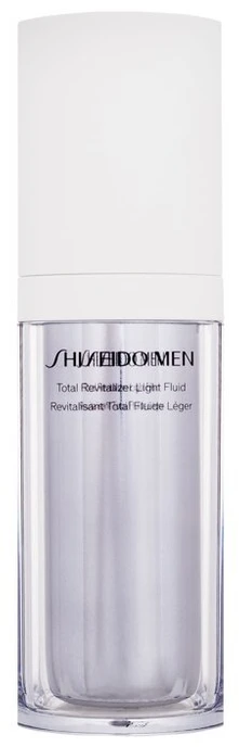 Shiseido Men Total Revitalizer Light Fluid senėjimą stabdantis drėkinamasis fluidas vyrams, 70 ml