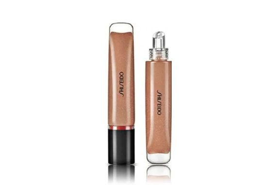 Shiseido Shimmer GelGloss lūpų blizgesys, 9 ml, Spalva: 03 Kurumi Beige