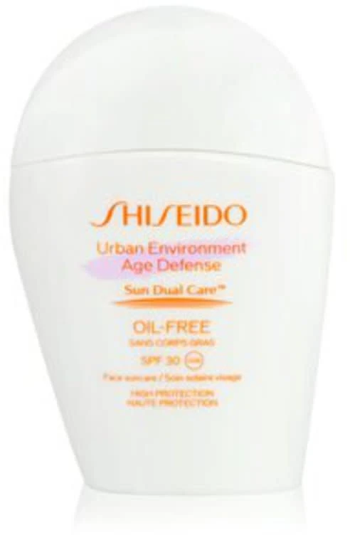 Kremas nuo saulės Shiseido Urban Environment Age Defense Oil-Free, su SPF30, 30 ml