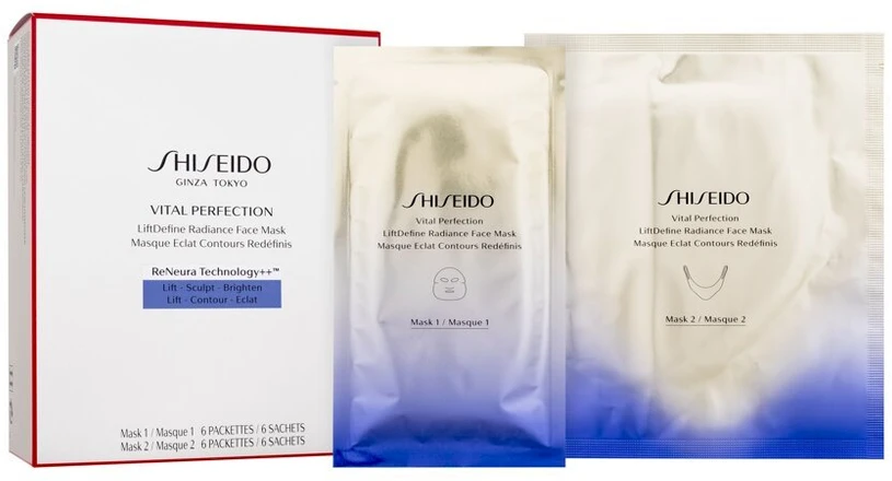 Shiseido Vital Perfection Liftdefine Radiance veido kaukė 1 vnt