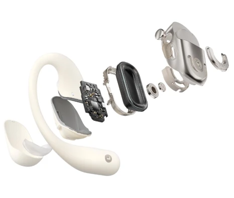 Shokz OpenFit 2 Kaulų laidumo ausinės, rusvai gelsvas