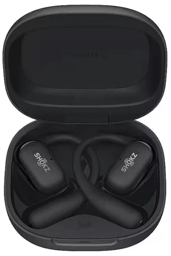 Shokz OpenFit 2 Kaulų laidumo ausinės, Juodas spalvos