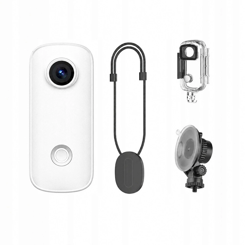 Veiksmo kamera SJCAM C100PRO balta)